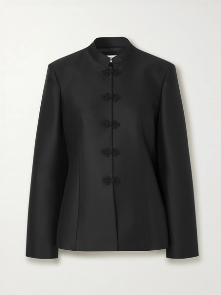  Róhe Róhe - Wool And Silk-blend Twill Jacket - Black 