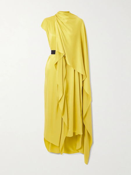  Roksanda Roksanda - Layered Asymmetric Silk-satin Gown - Yellow 