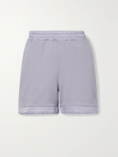 Rta Rta - Edgar Satin-trimmed Cotton-jersey Shorts - Lilac 