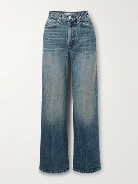  Rùadh Rùadh - The Quinn High-rise Straight-leg Jeans - Mid Denim 