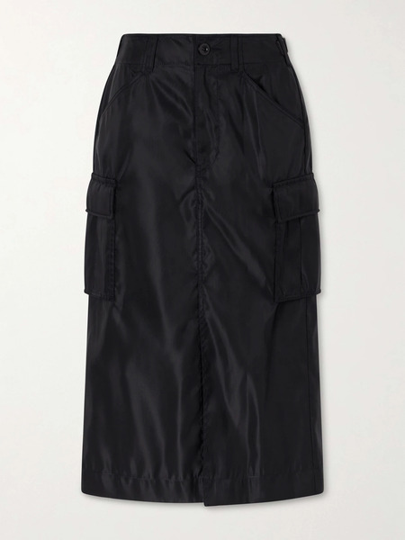  Sacai Sacai - Padded Twill Midi Skirt - Black 