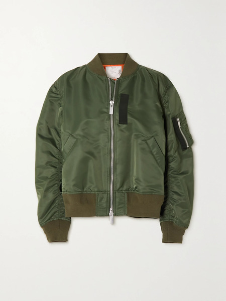  Sacai Sacai - Shell Bomber Jacket - Army Green 