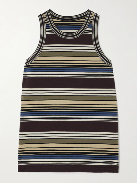  Sacai Sacai - Striped Cotton Tank - Multi 