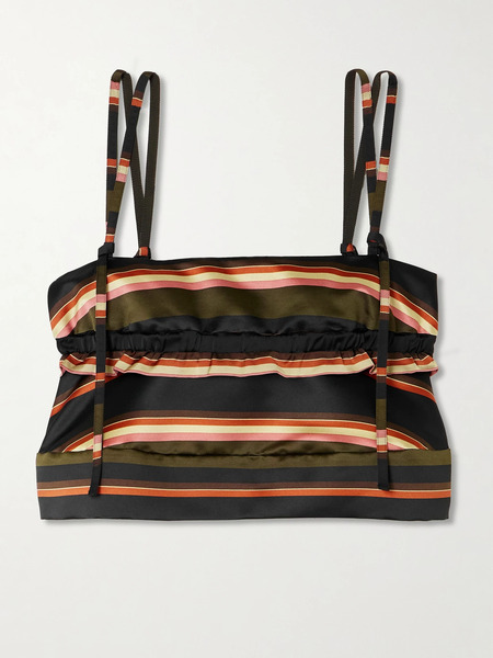  Sacai Sacai - Striped Crepe Top - Multi 