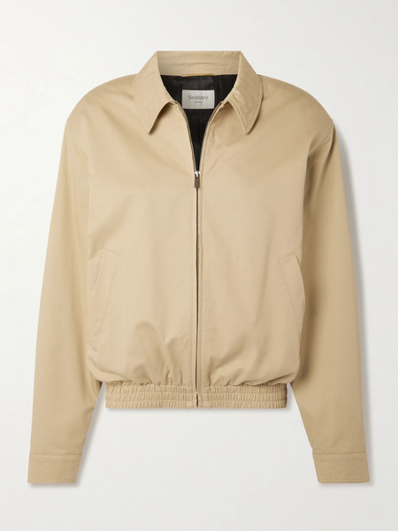  Saint Laurent Saint Laurent - Cotton-twill Jacket - Beige 