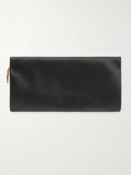  Saint Laurent Saint Laurent - Evening Satin Clutch - Black 