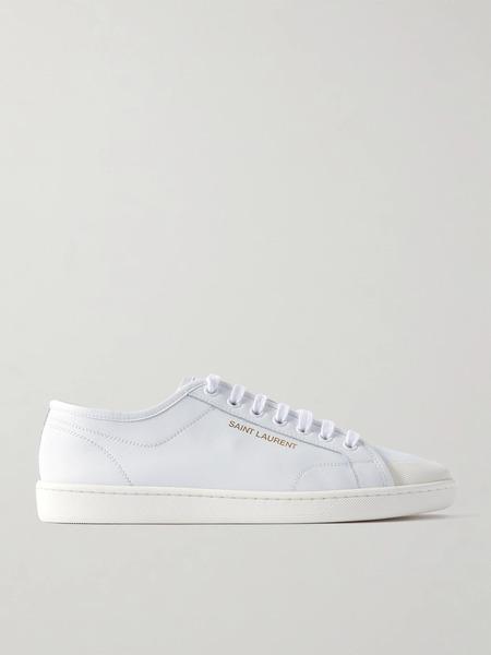  Saint Laurent Saint Laurent - Gym Leather Sneakers - White 