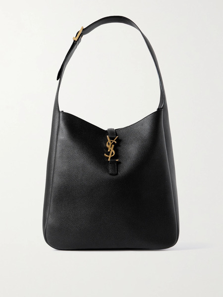  Saint Laurent Saint Laurent - Le 5 à 7 Supple Large Leather Shoulder Bag - Black 
