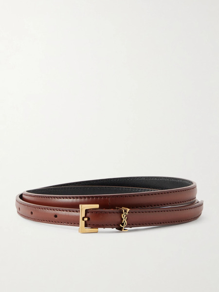  Saint Laurent Saint Laurent - Leather Belt - Brown 