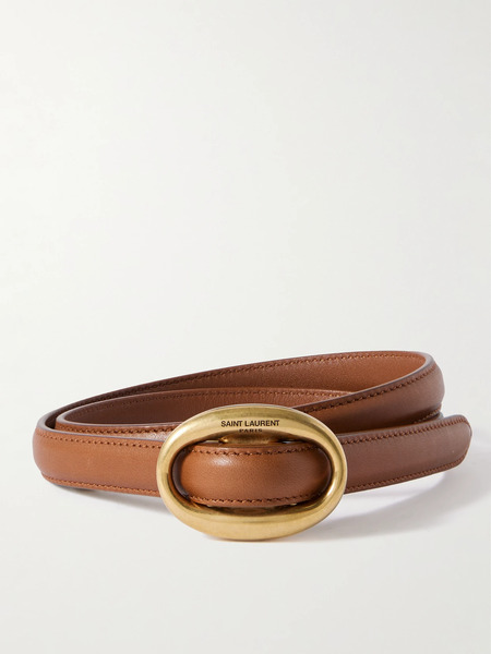  Saint Laurent Saint Laurent - Leather Belt - Light Brown 