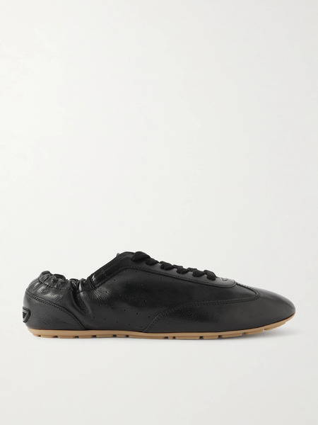  Saint Laurent Saint Laurent - Lewis Leather Sneakers - Black 