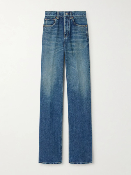  Saint Laurent Saint Laurent - Neo Clyde Straight-leg Jeans - Blue 