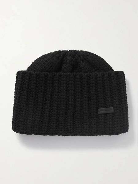  Saint Laurent Saint Laurent - Ribbed Cashmere Beanie - Black 