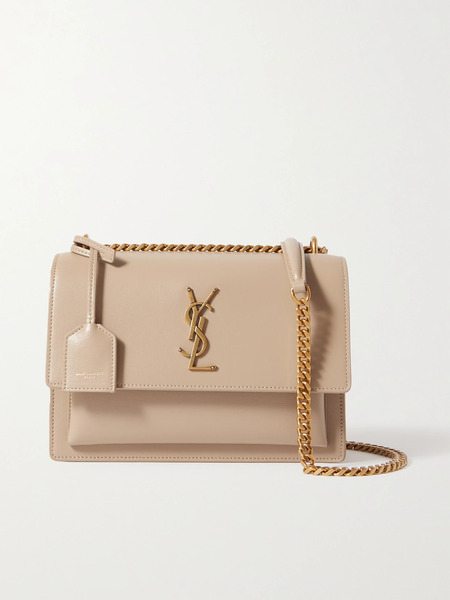  Saint Laurent Saint Laurent - Sunset Medium Leather Shoulder Bag - Beige 