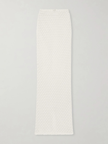  Sara Cristina Sara Cristina - Arena Crocheted Cotton Coverup - Ecru 