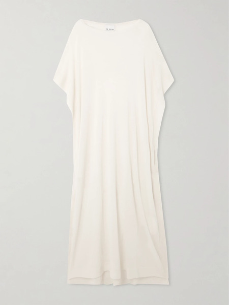  Sasuphi Sasuphi - Draped Asymmetric Cashmere And Silk-blend Poncho - Ivory 