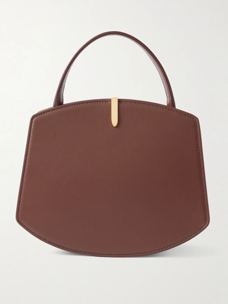 Savette Savette - Florence Mini Embellished Leather Tote - Chocolate 