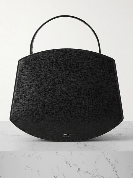  Savette Savette - Florence 25 Textured-leather Tote - Black 