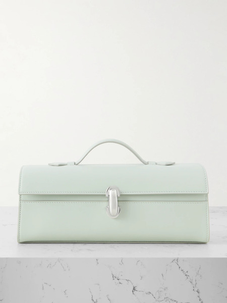  Savette Savette - Slim Symmetry Leather Tote - Mint 