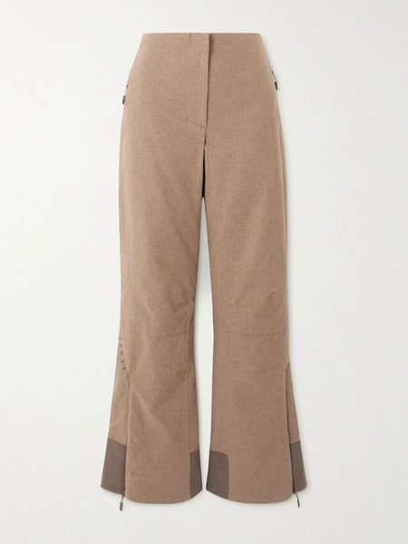  Sease Sease - Akuna Padded Cashmere Flared Ski Pants - Brown 