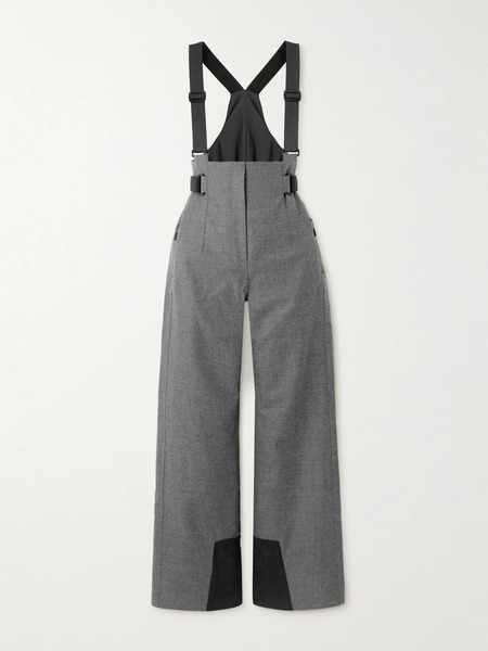  Sease Sease - Aoraki Wool-blend Ski Salopettes - Gray 