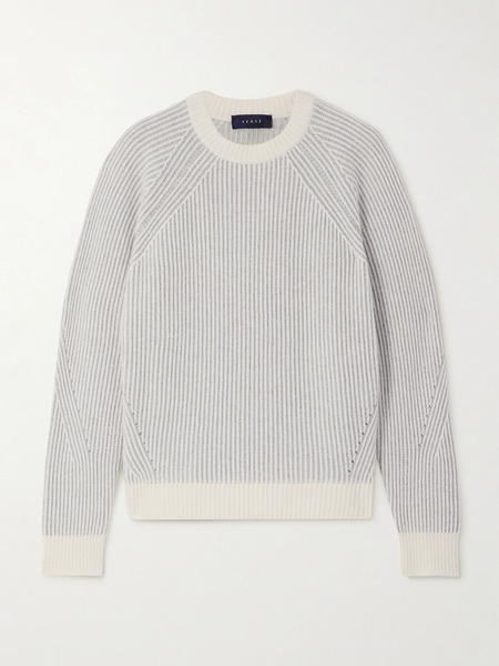  Sease Sease - Ribbed Cashmere Sweater - Gray 