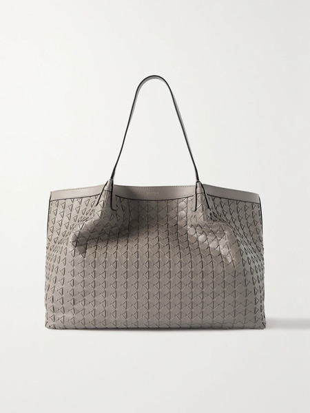  Serapian Serapian - Secret Large Woven Leather Tote - Taupe 