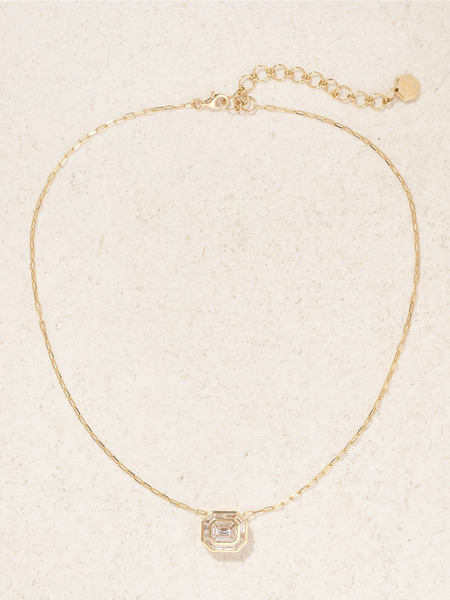  Shay Shay - Illusion 18-karat Gold Diamond Necklace - One Size 