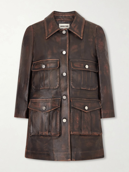  Shushu/tong Shushu/tong - Leather Jacket - Brown 