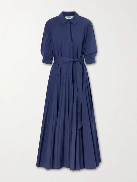  Simkhai Simkhai - Arlo Cotton Belted Maxi Dress - Navy 