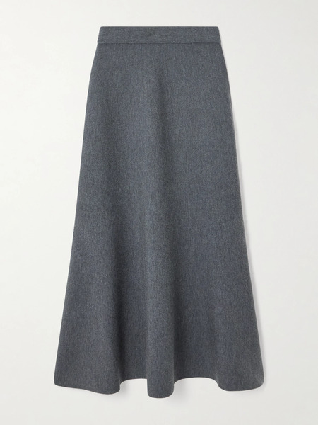  Simkhai Simkhai - Atwood Wool Midi Skirt - Gray 