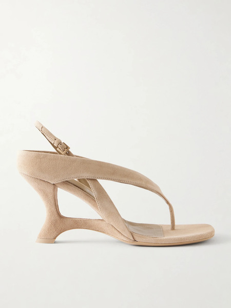  Simkhai Simkhai - Darya Suede Wedge Sandals - It40 