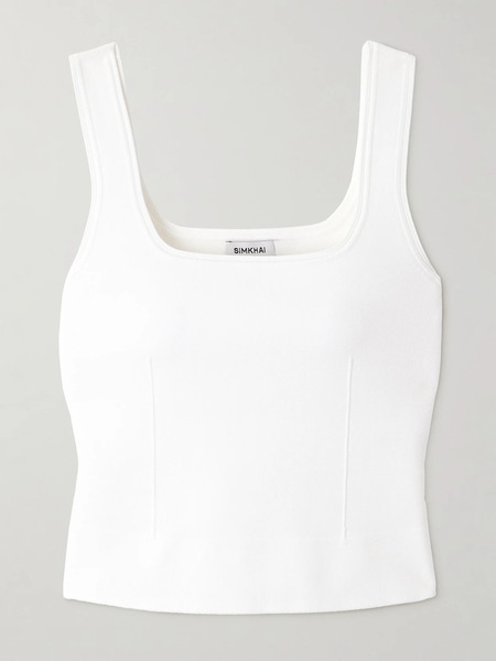  Simkhai Simkhai - Ramaina Stretch-knit Tank - Ivory 