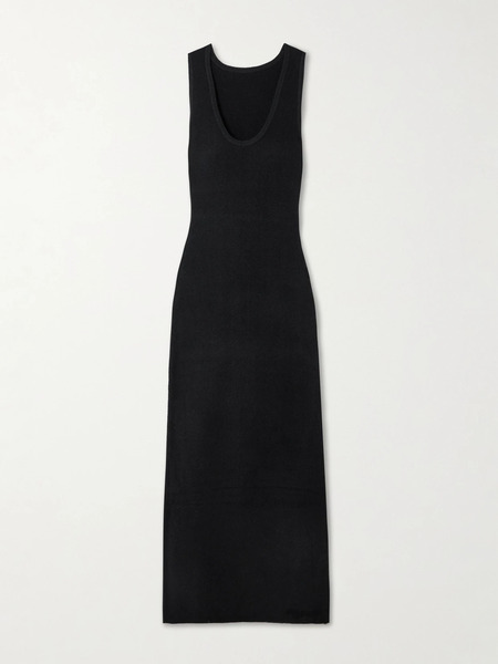  Sir. Sir. - Chiara Cotton-blend Bouclé Maxi Dress - Black 