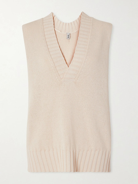  Sir. Sir. - Lula Knitted Sweater Vest - Ecru 