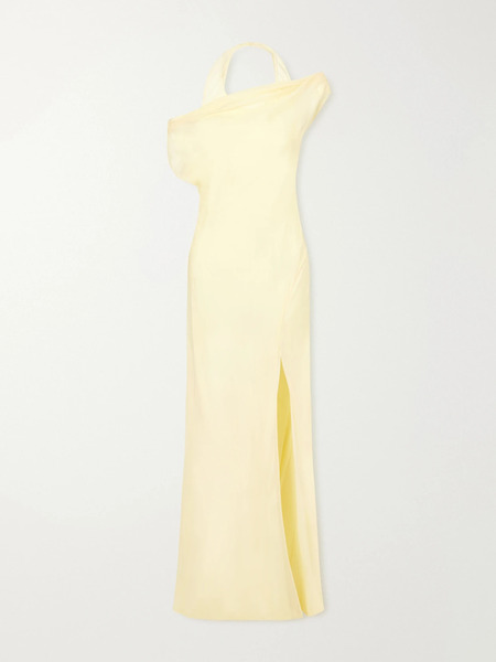  Sir. Sir. - Strope Silk-chiffon Gown - Yellow 