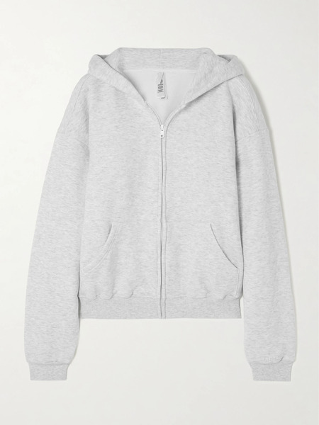  Skims Skims - Classic Zip Up Hoodie - Light Heather Grey 