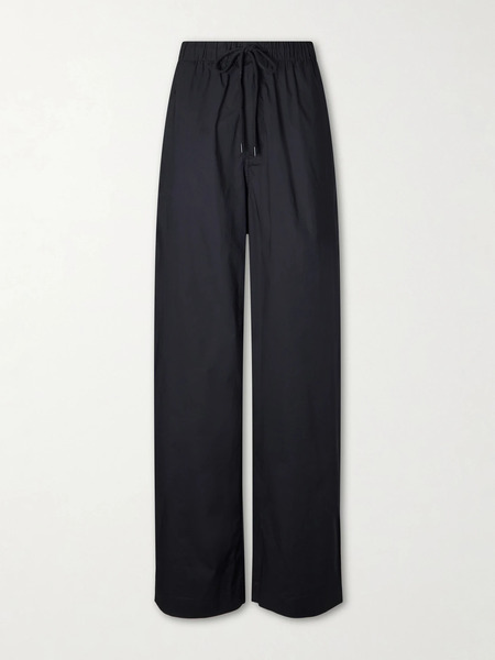  Skims Skims - Cotton-blend Straight-leg Pants - Black 