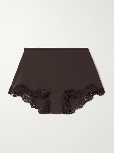  Skims Skims - Fits Everybody Lace Boy Shorts - Espresso 