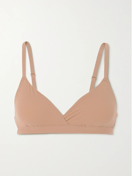  Skims Skims - Fits Everybody Wrap-effect Triangle Bralette - Sienna 