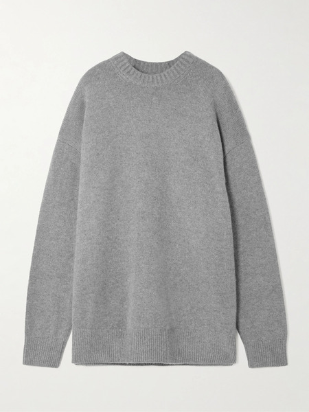  Skims Skims - Oversized Cashmere Sweater - Dark Heather Gray 