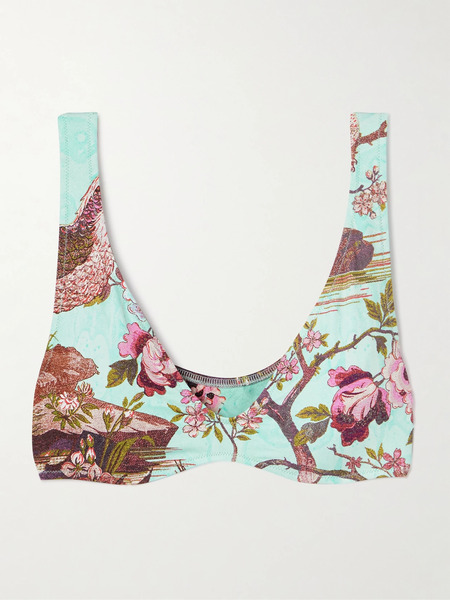  Skims Skims - + Roberto Cavalli Signature Swim Plunge Triangle Top - Fagianella 