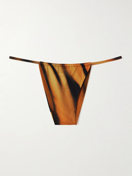  Skims Skims - + Roberto Cavalli Signature Swim String Bikini Bottom - Tiger Face 