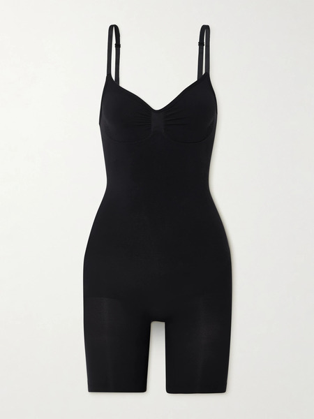  Skims Skims - Seamless Sculpt Mid Thigh Bodysuit - Onyx 