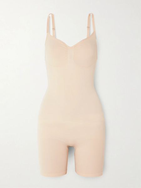  Skims Skims - Seamless Sculpt Mid Thigh Bodysuit - Sand 