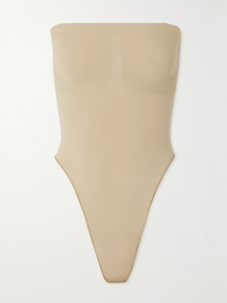  Skims Skims - Seamless Sculpt Sculpting Thong Bodysuit - Clay 