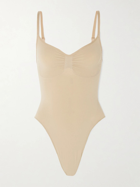  Skims Skims - Seamless Sculpt Thong Bodysuit - Clay 