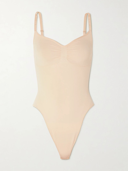  Skims Skims - Seamless Sculpt Thong Bodysuit - Sand 