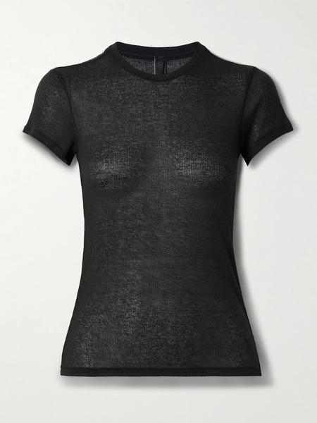  Skims Skims - Sheer Stretch-jersey T-shirt - Soot 