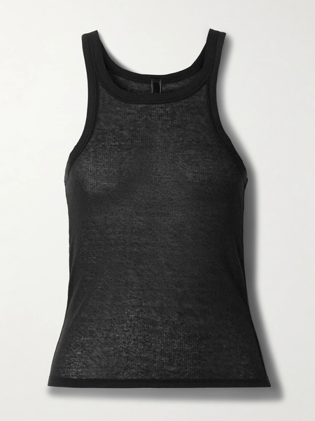  Skims Skims - Sheer Stretch-jersey Tank - Soot 